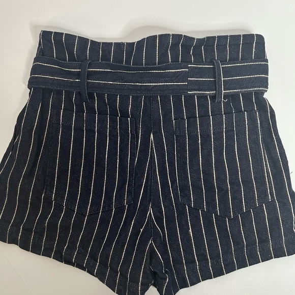 Manning Cartell Pinstriped Waist Tie Denim Shorts - Picture 4 of 14
